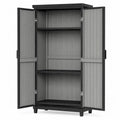 Szafa ogrodowa z p¨®?kami 180x70x40