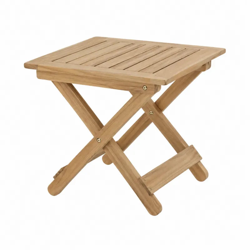 Sk?adany st¨®? z drewna tekowego 40x40x45