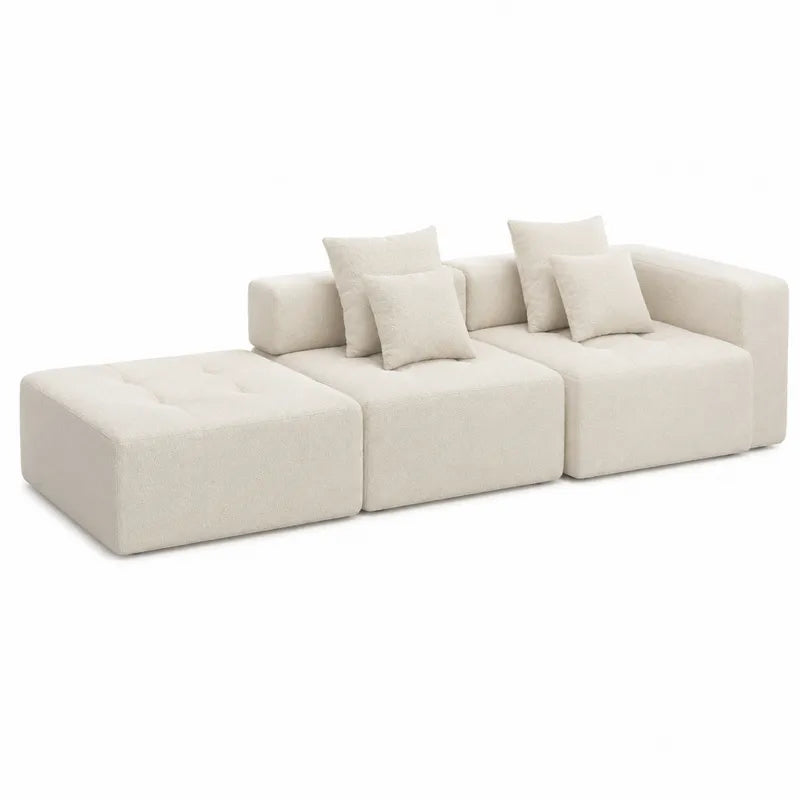 Be?owa modu?owa sofa materia?owa,