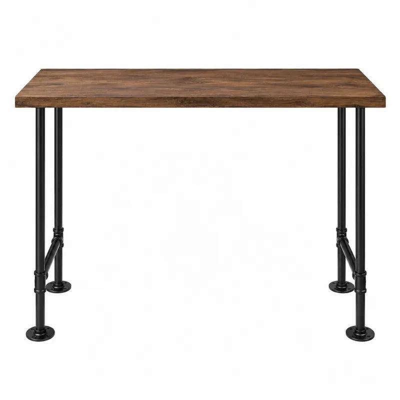 St¨®? metalowy z blatem d?bowym 110x40x75